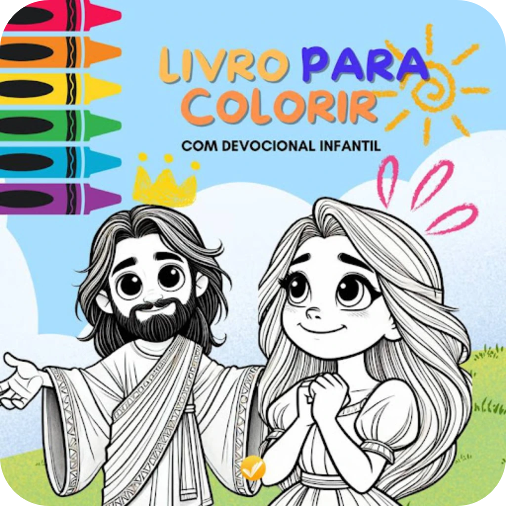 Cristão Menina Coloring Book - 25 Histórias da Bíblia para Colorir e Aprender